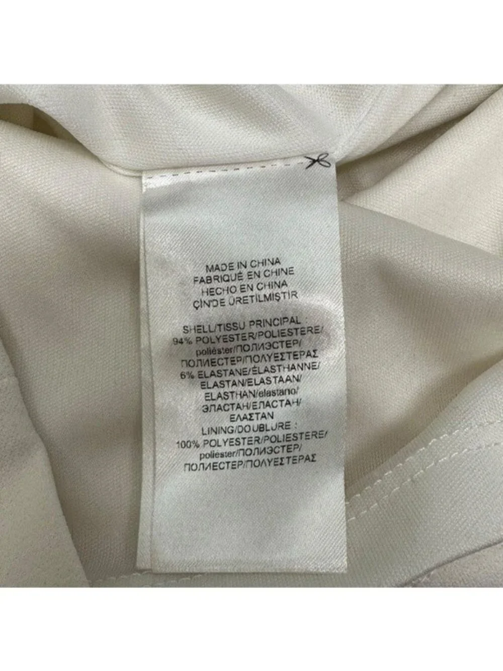 Lauren Ralph Lauren Jumpsuit Sz 16 Off White Bridal V Neck Wide Leg Frill Sleeve - Picture 6 of 10